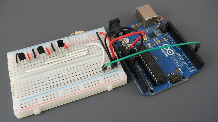 Getting Temperature from Multiple DS18B20 Sensors