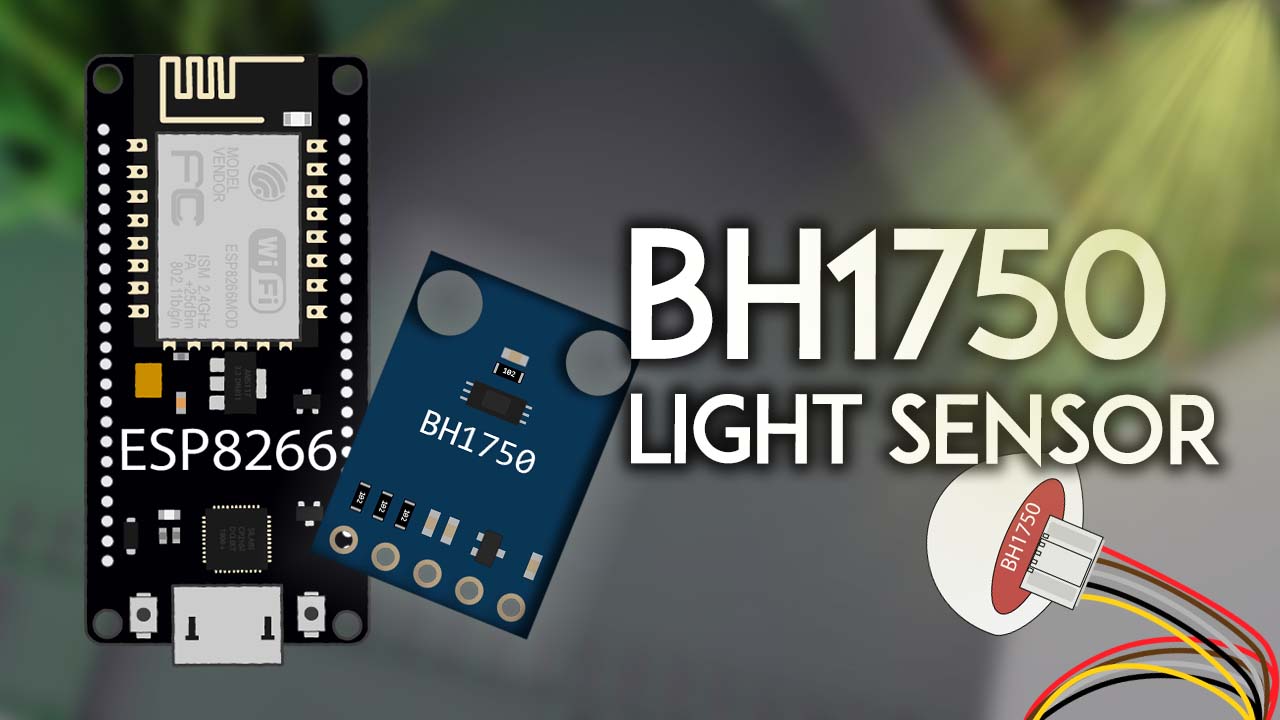 ESP8266 NodeMCU with BH1750 Ambient Light Sensor Arduino IDE Core Programming