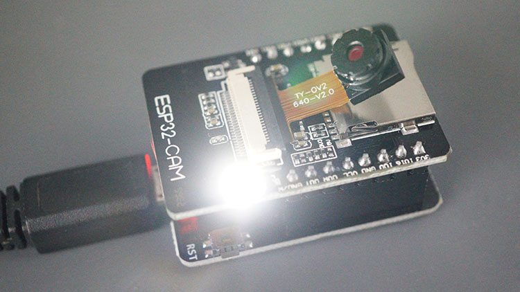 ESP32-CAM-MB Micro USB Programmer CH340G Demonstration Testing