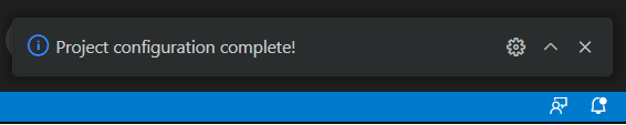 VS Code MicroPython Raspberry Pi Project Configuration Complete